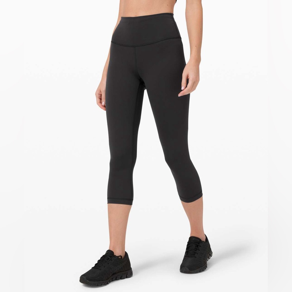 Lululemon Wunder Train‎ High-Rise Crop 21" Black Size 4